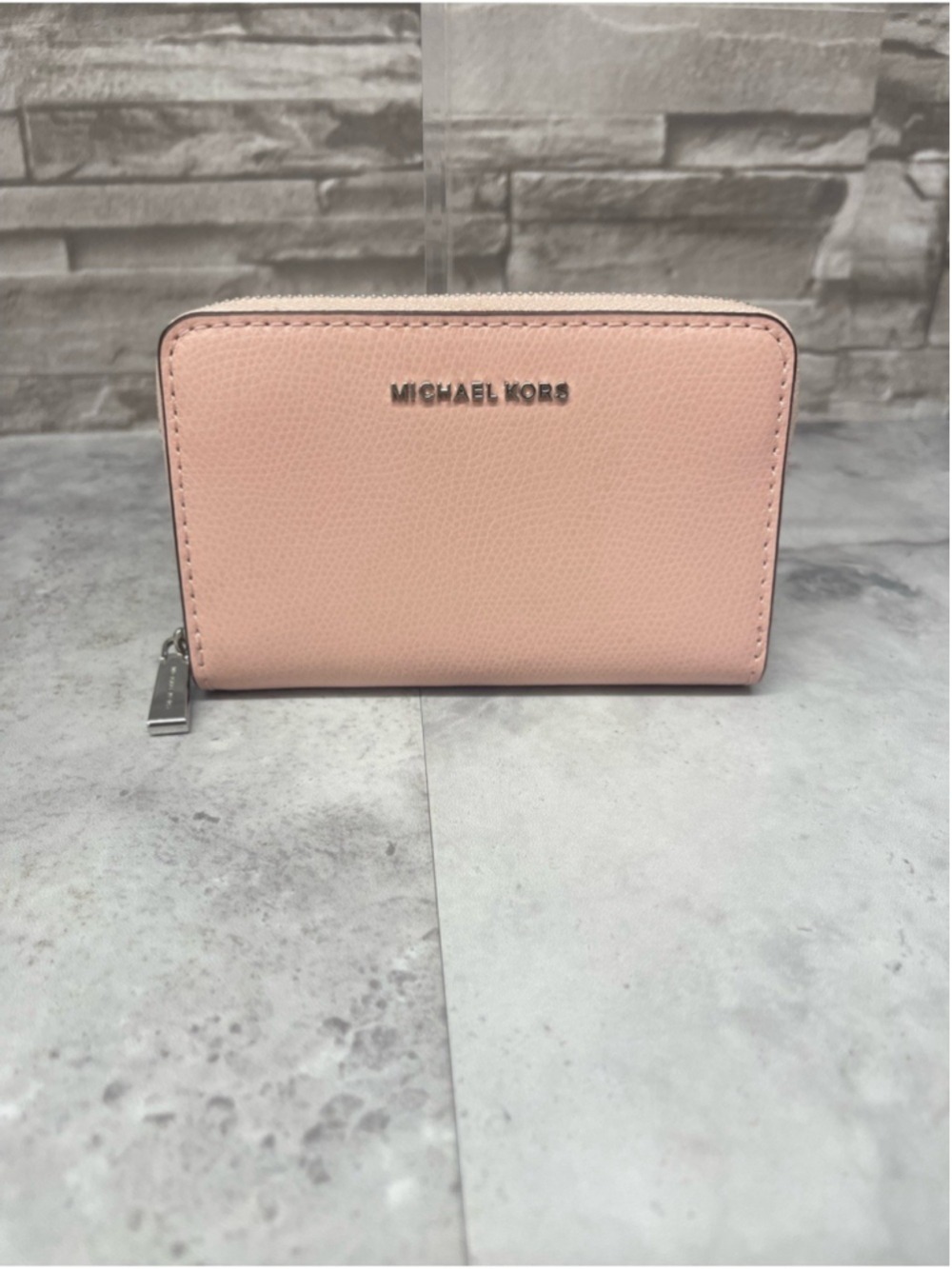 Michael Kors Laila Medium Leather Satchel & Matching Wallet Smoky Rose Pink - Picture 9 of 11